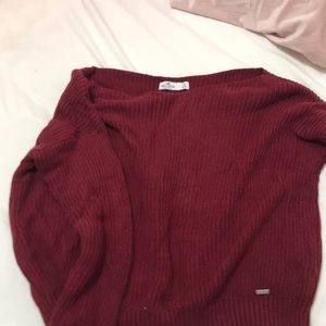 Off shoulder Hollister sweater